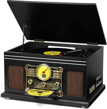 Giradischi Bluetooth 10 in 1