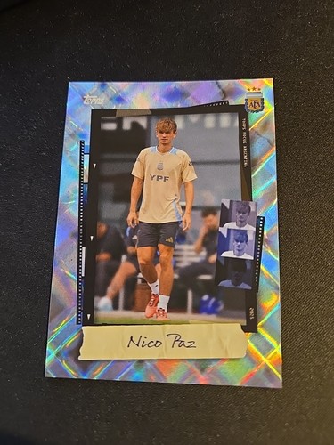 Nico paz topps - nico, focus