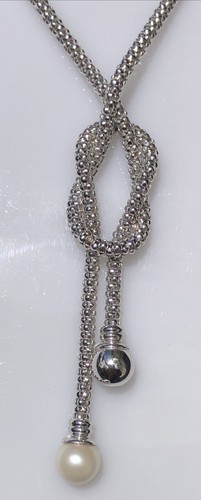 Collier donna oro bianco - collier,