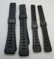 CINTURINO GOMMA SOFT VINTAGE ANNI 70/80 SPESS.2mm TAGLI A SCALARE FIBBAI INOX