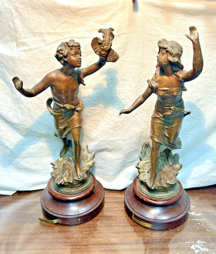 Scultura coppia scuola - coppia,