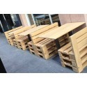 Tavolo ferro legno - legno, 120x80