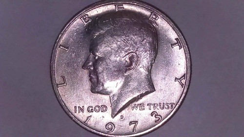 1973 kennedy mezzo dollaro - 1973-d,