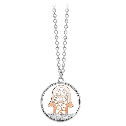 Collana acciaio con - collana,