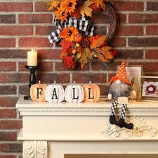 Insegne in legno di zucca set