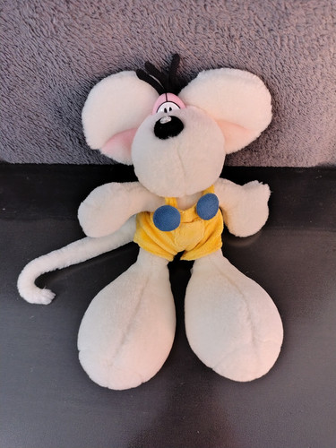 Peluche diddl blanche avec - peluche,