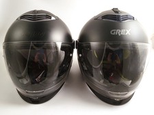 COPPIA 2 x CASCO INTEGRALE NOLAN TG. L + GREX TG. S COMPLETI DI INTERFONO N-COM