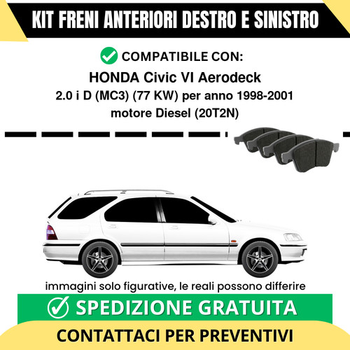 Pastiglie freno anteriori - pastiglie,