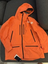 Giacca donna nuova con etichette TNF Summit Tsirku GORE-TEX GTX Pro $800 XXL arancione radiante
