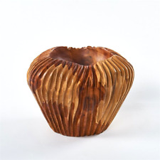 Portavaso e ciotola in legno