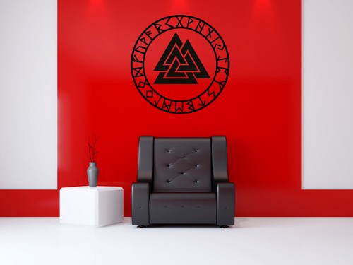 Adesivo murale valknut - adesivo,