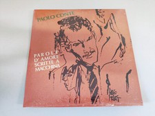 LP - PAOLO CONTE PAROLE D'AMORE SCRITTE A MACCHINA -COVER HUGO PRATT- SIGILLATO