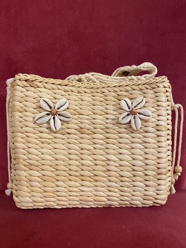 Borsa vintage cesto paglia - borsa,