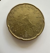 Moneta centesimi slovenia - 20,