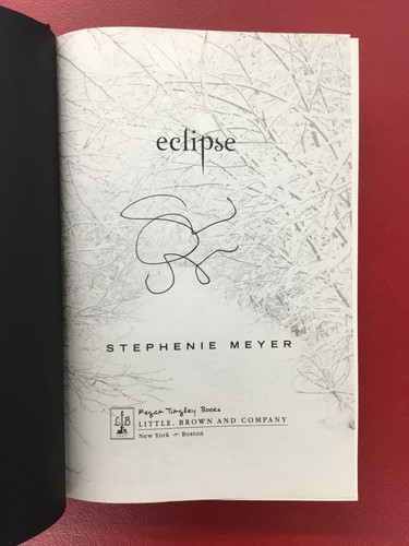 Eclipse 6x9 book signed - eclipse,