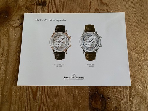 Catalog sheet jaeger lecoultre - catalog,