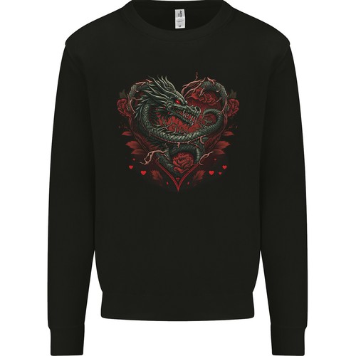 Felpa uomo dragon - uomo,