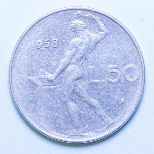 Repubblica italiana lire - italiana, 50