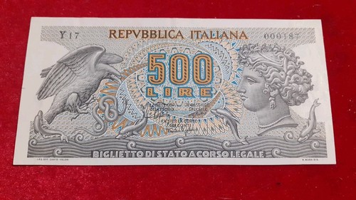 500 lire aretusa decr 20 - aretusa,