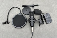 W2ENY Microfono da scrivania studio con interruttore a pedale per Icom 7300 7600 7610 7700 7800 756