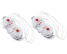 Sidi Shot/Tiger Double Tecno-3 Sistema di chiusura a spinta (bianco/rosso) (coppia)