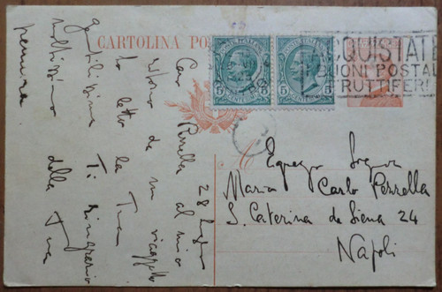 Italia regno cartolina postale - italia,