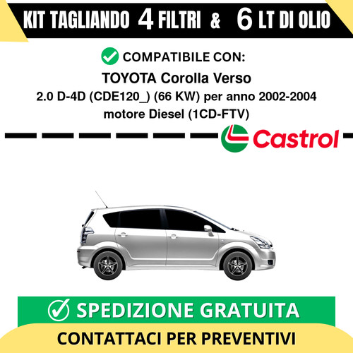 Tagliando per toyota corolla - toyota,