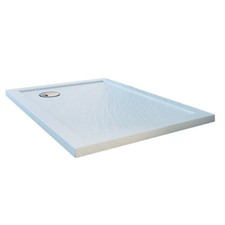 PIATTO DOCCIA ACRILICO 70x70 QUADRATO ANGOLARE ULTRA SLIM BAGNO BIANCO PIETRA