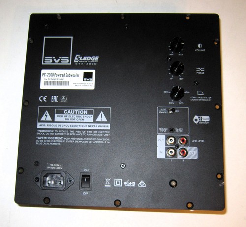 Amplificatore subwoofer svs - amplificatore,