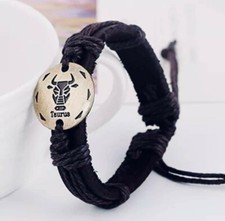 Bracciale Zodiaco simil cuoio