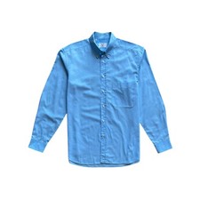 Camicia Valentino Garavani Uomo L Turchese Cotone manica lunga Pre Owned