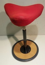 STOKKE MOVE COMPACT SUPPORTO IN PIEDI SGABELLO SEDIA MOBILE SGABELLO A PENDOLO ROSSO 