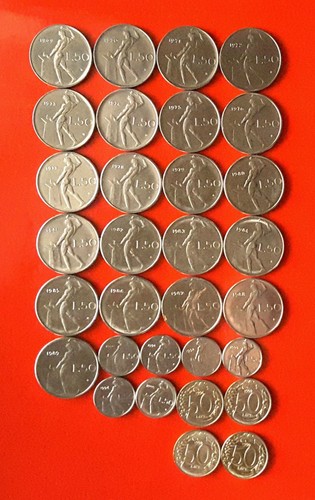 Collezione monete lire - collezione, 31
