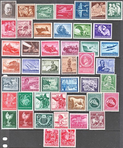 Stamp germany year 1944 mi - year, 1944-5