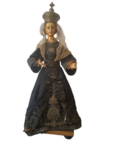 Antica scultura madonna - antica,