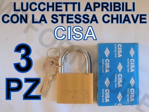 Lucchetti cisa apribili - 3,