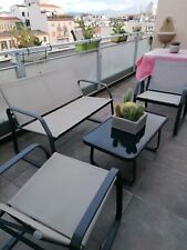 SET DA GIARDINO Tavolino, 2 Sedie e Panchina