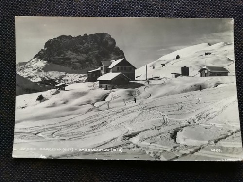 Cartolina passo gardena - passo,