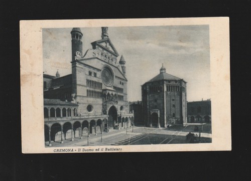 Cremona cartolina 1931 - cremona,
