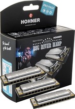 Hohner Big River Harp MS C/G/A Pro Pack armonica sistema modulare diatonica