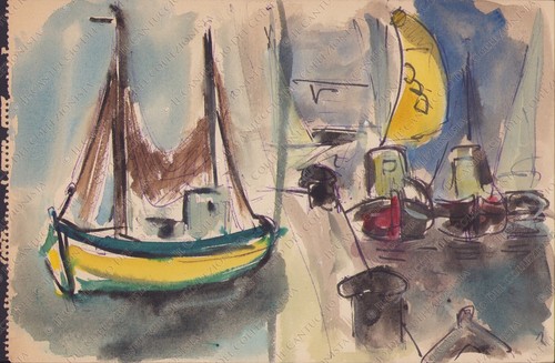 Disegno barche navi - barche, pesca