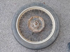 MOTO GUZZI GALLETTO 192 160 175 CERCHIO ALLUMINIO BORRANI MOZZO  17 D'EPOCA