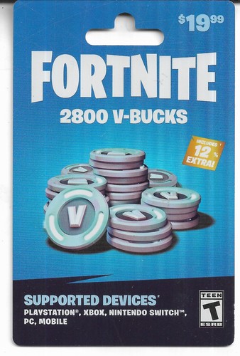 Carta regalo fortnite 2800 - fortnite,