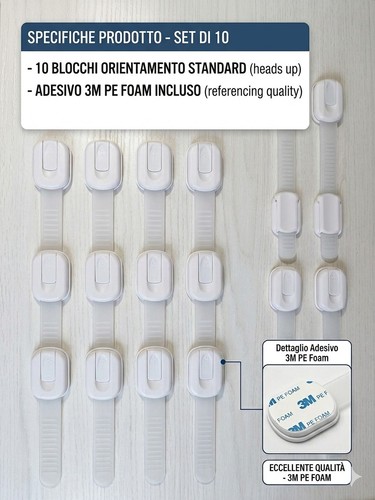 Set chiusure sicurezza bambini - sicurezza,
