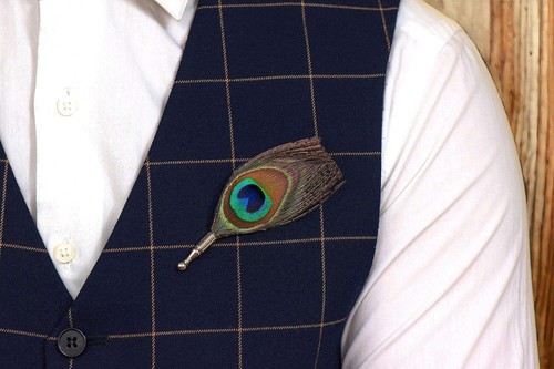 Broche épingle costume - , col
