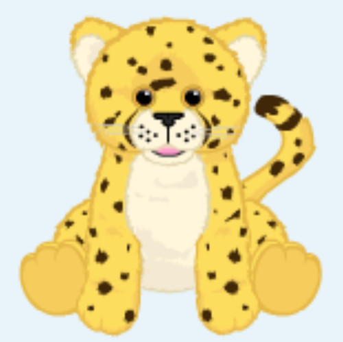 Ghepardo firmato webkinz - ghepardo,