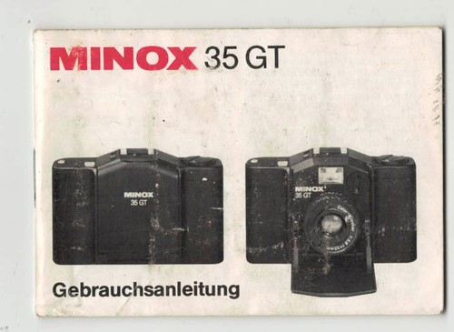 Minox fotoletteratura manuale - minox, fotoletteratura,