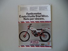 advertising Pubblicità 1979 MOTO FANTIC TRIAL 50 330