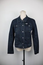 GUESS GIUBBINO JEANS DENIM DONNA Tg M WOMAN CASUAL VINTAGE JACKET COTONE COTTON