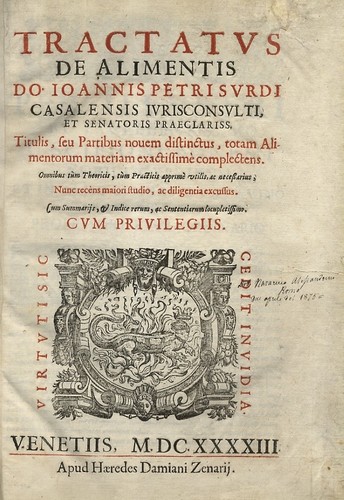 Tractatus alimentis do - tractatus, de